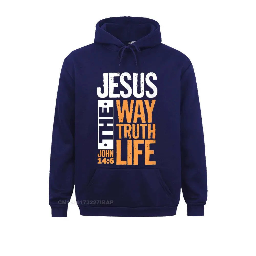 Jesus The Way, The Truth, The Life Hoodie - 8 - an | ONEFY.SHOP