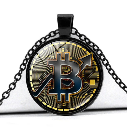 Cryptocurrency Emblem Pendant Necklace - 2 - ps | ONEFY.SHOP