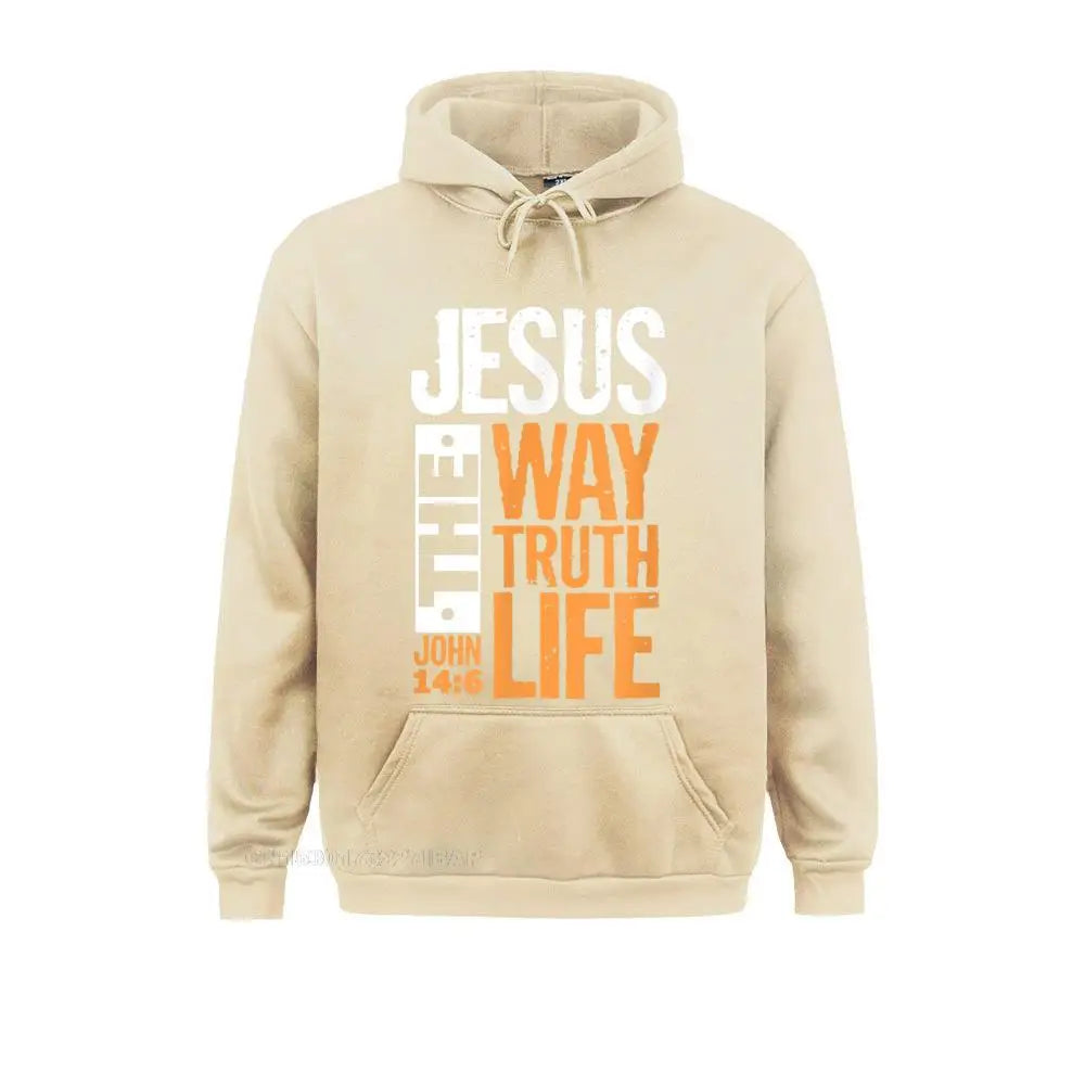Jesus The Way, The Truth, The Life Hoodie - 8 - an | ONEFY.SHOP
