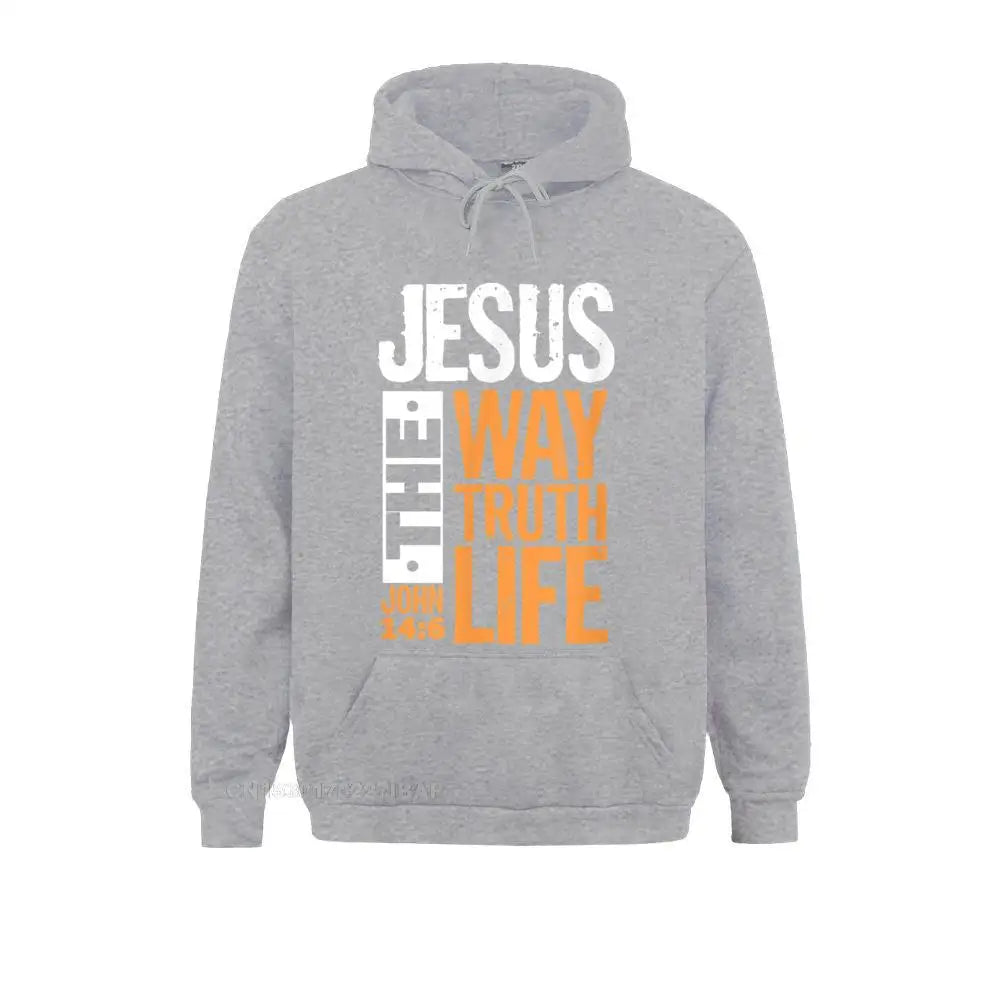 Jesus The Way, The Truth, The Life Hoodie - 8 - an | ONEFY.SHOP