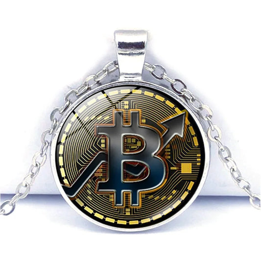 Cryptocurrency Emblem Pendant Necklace - 2 - ps | ONEFY.SHOP