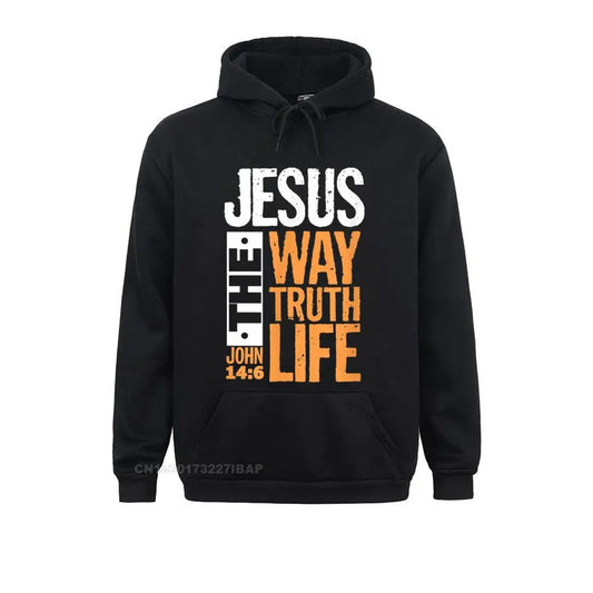 Jesus The Way, The Truth, The Life Hoodie - 8 - an | ONEFY.SHOP