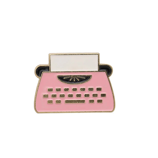Retro Typewriter Enamel Pin Collection - 6 - dn | ONEFY.SHOP