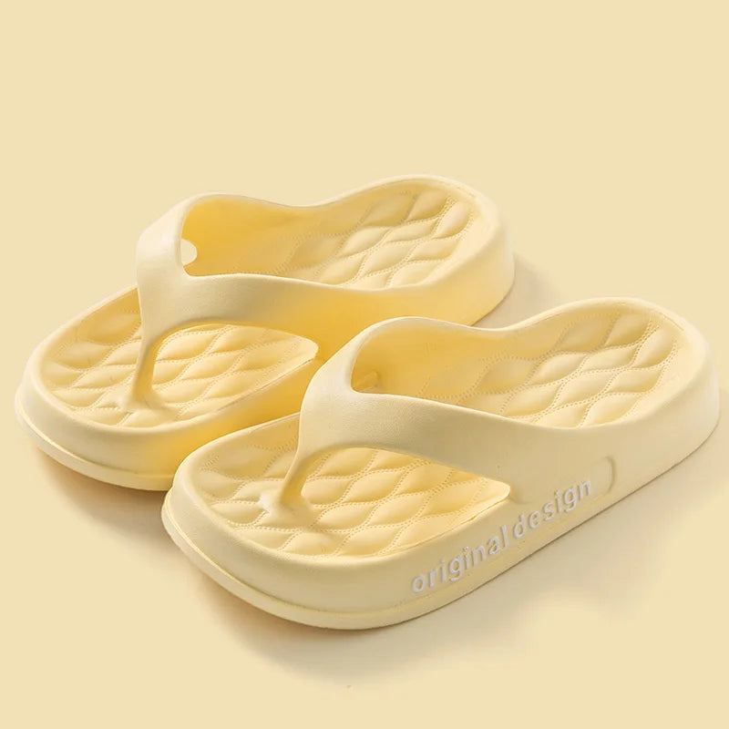 Minimalist Concave Thick Sole Slide Sandal - 2 - gn  | ONEFY.SHOP