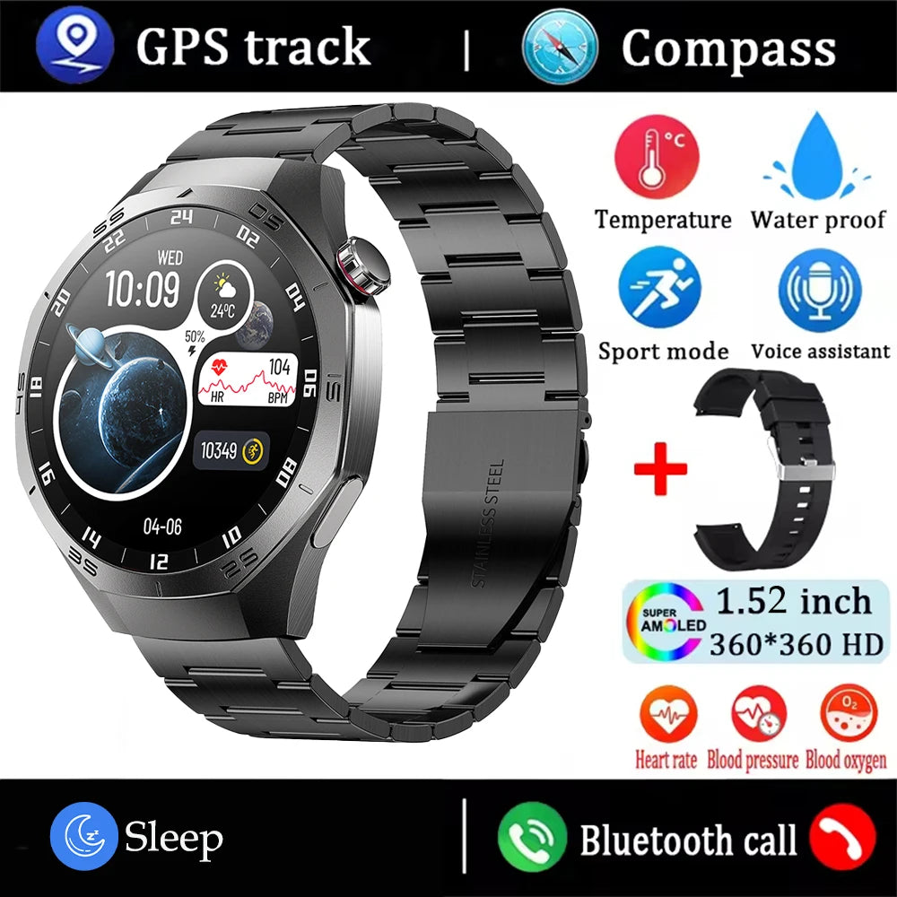 Round Smart Watch - 4 - ss | ONEFY.SHOP