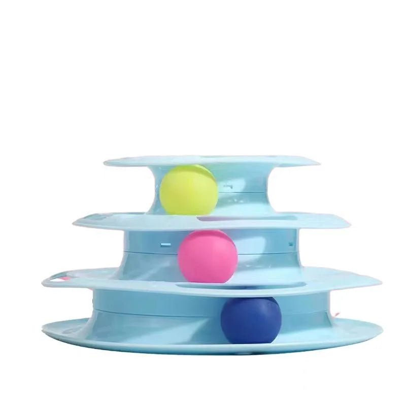 Pet Cat Toy Three-Layer Ball Tower - 5 - ps | ONEFY.SHOP