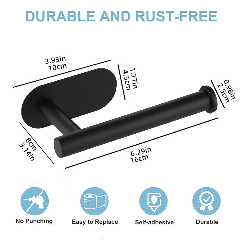 Adhesive Toilet Paper Holder - 6 - km | ONEFY.SHOP