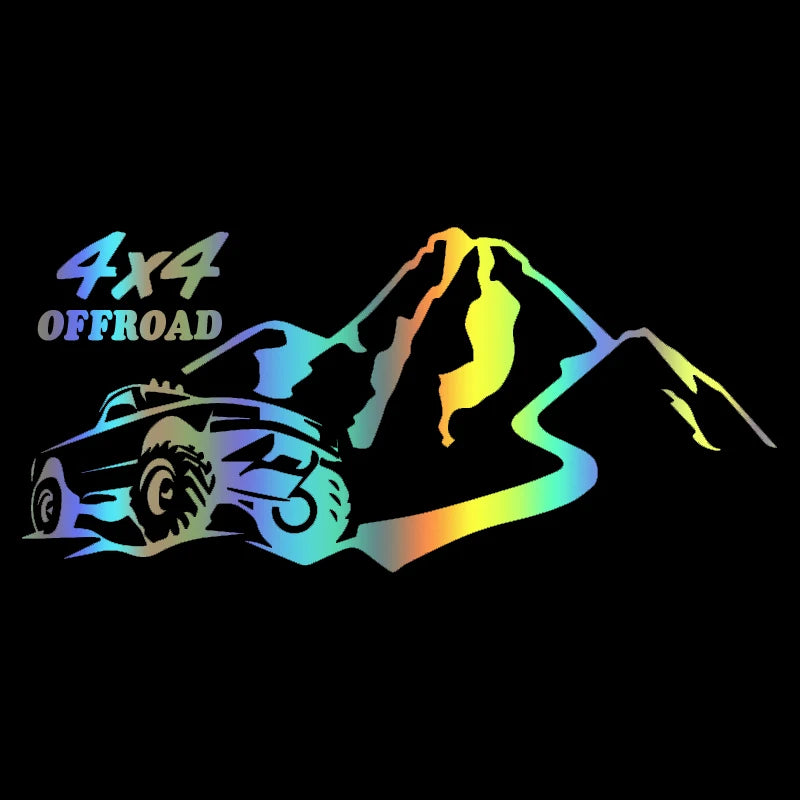 4x4 Offroad Car Bumper Sticker - 3 - cs | ONEFY.SHOP