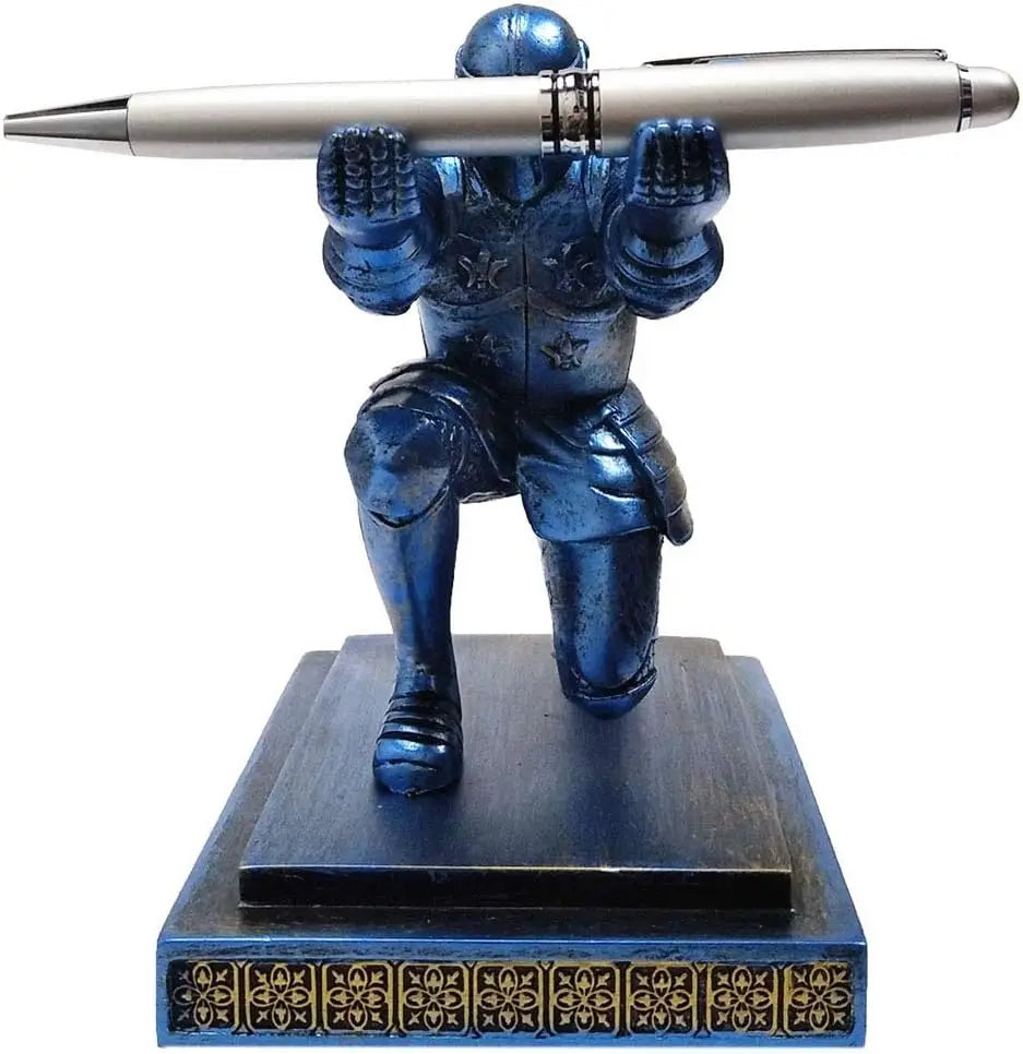 Medieval Knight Desktop Pen Holder Set - 2 - aw | ONEFY.SHOP