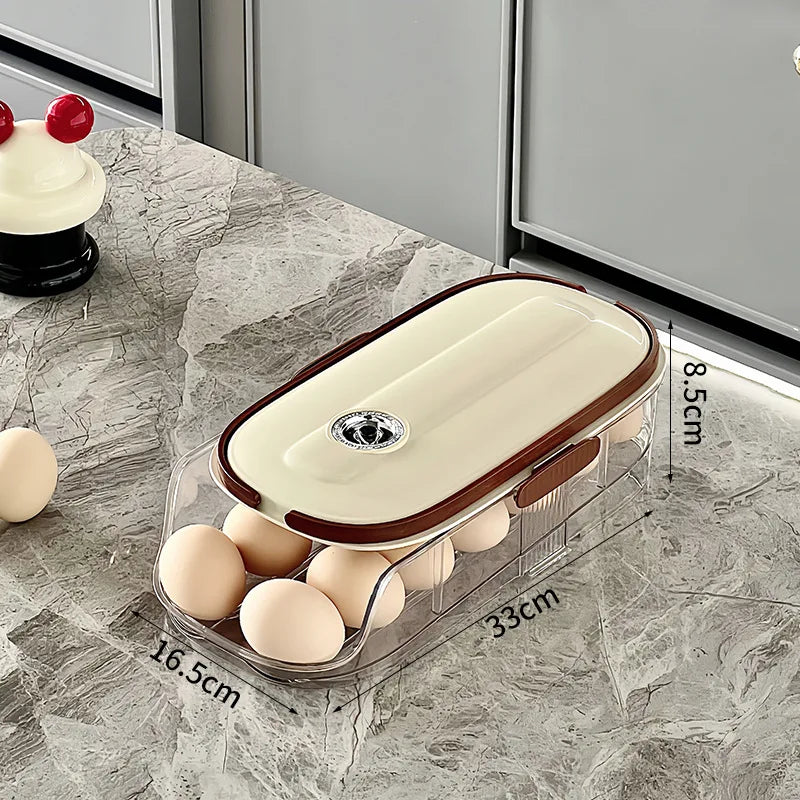 Multi-layer Rolling Egg Storage - 6 - oe | ONEFY.SHOP