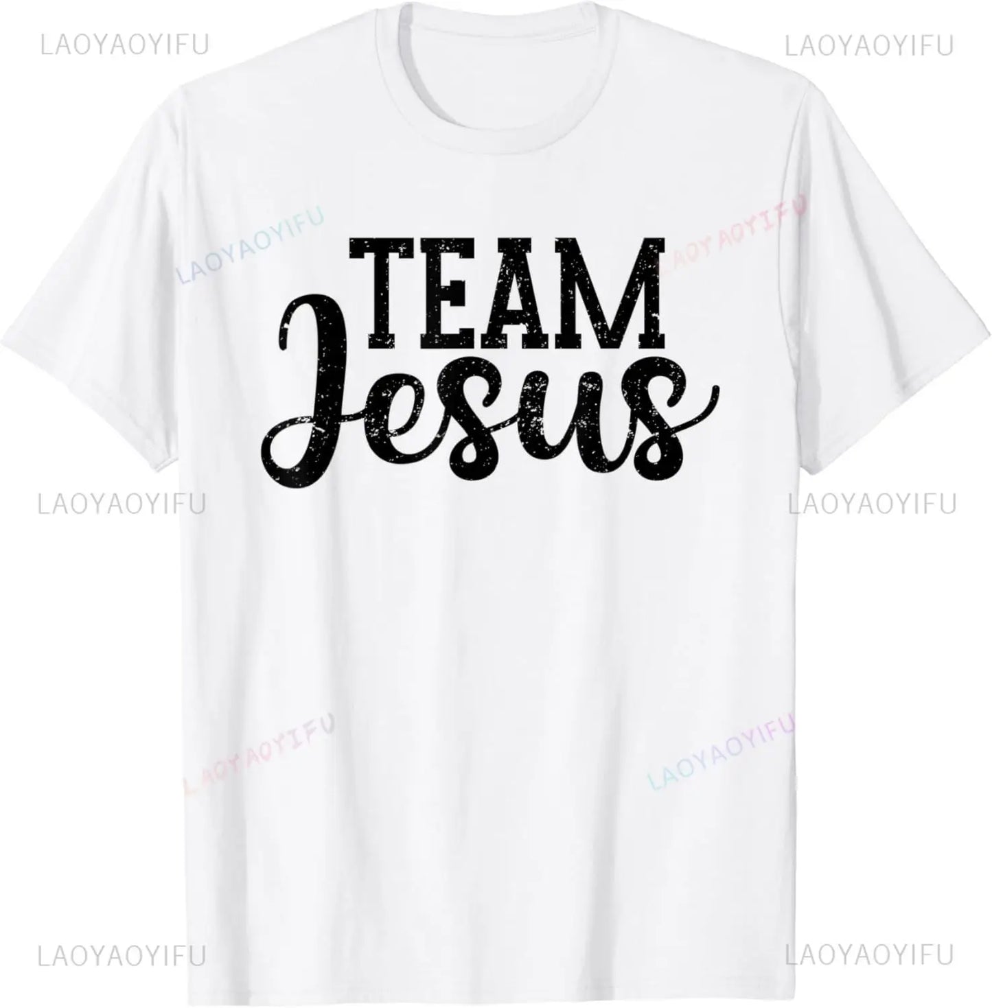 Team Jesus Faith T-Shirt - 8 - an | ONEFY.SHOP