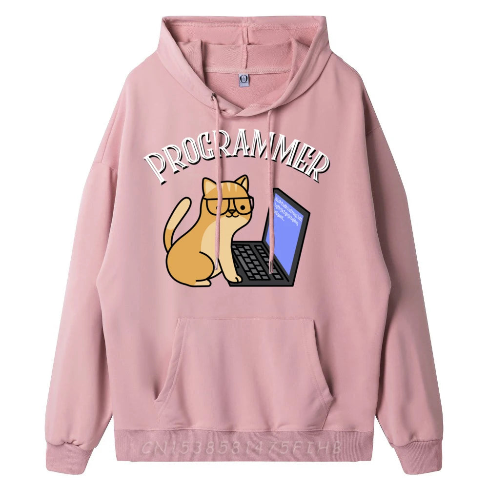 Programmer Cat Coding Enthusiast Hoodie - 2 - ps | ONEFY.SHOP