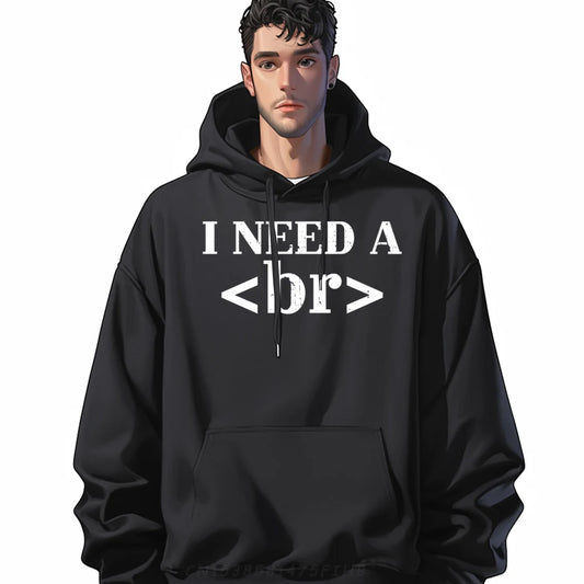 I Need A Break Code Hoodie - 2 - ps | ONEFY.SHOP