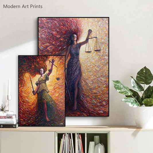 Goddess of Justice Lawyer Posters - 2 - aw  | ONEFY.SHOP