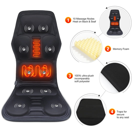 Full Back Massage Cushion - 4 -  pe | ONEFY.SHOP