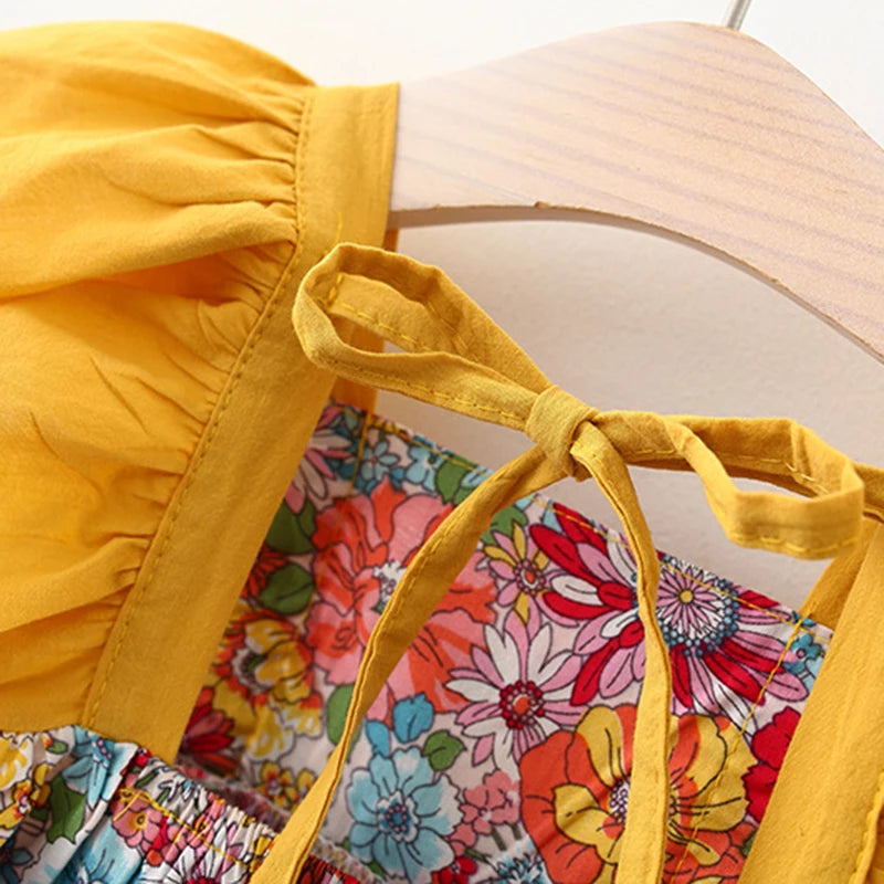 Dress Small Floral Hollow Bow - 9 - kn | ONEFY.SHOP