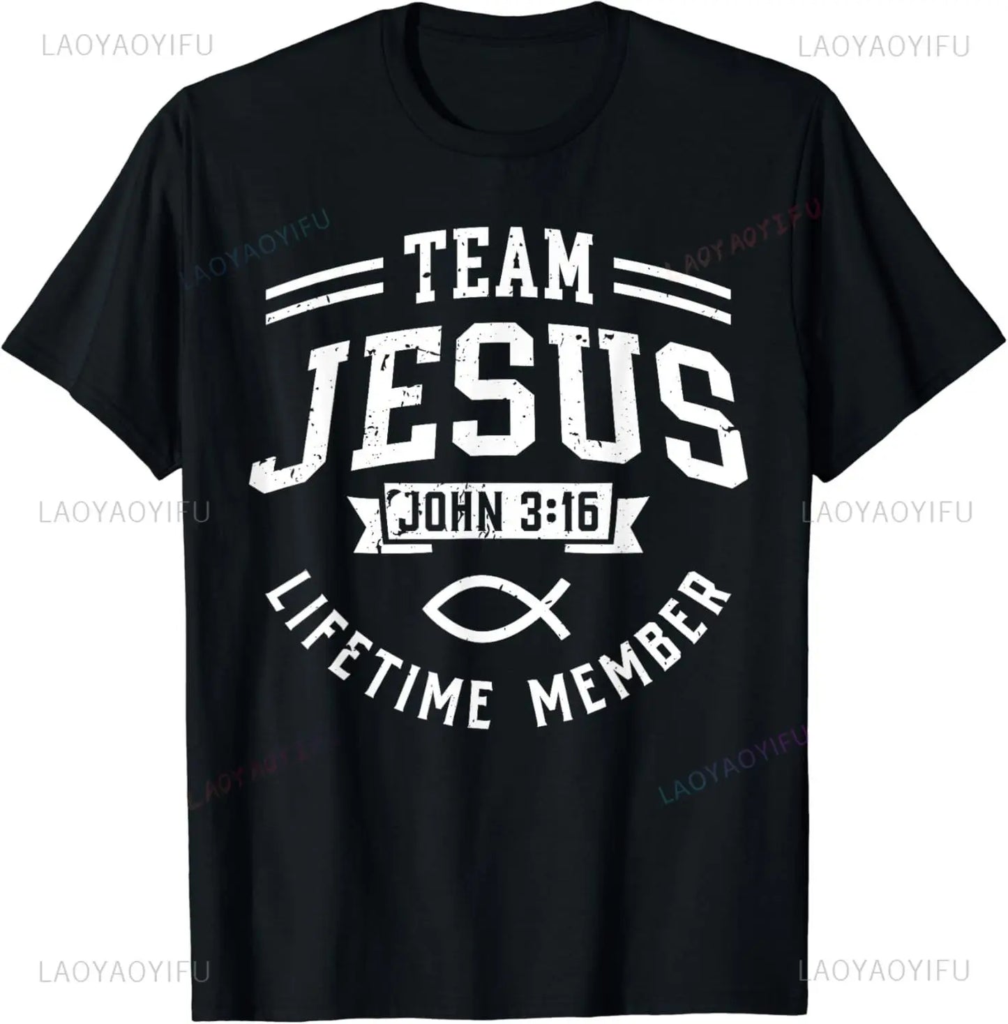 Team Jesus Faith T-Shirt - 8 - an | ONEFY.SHOP