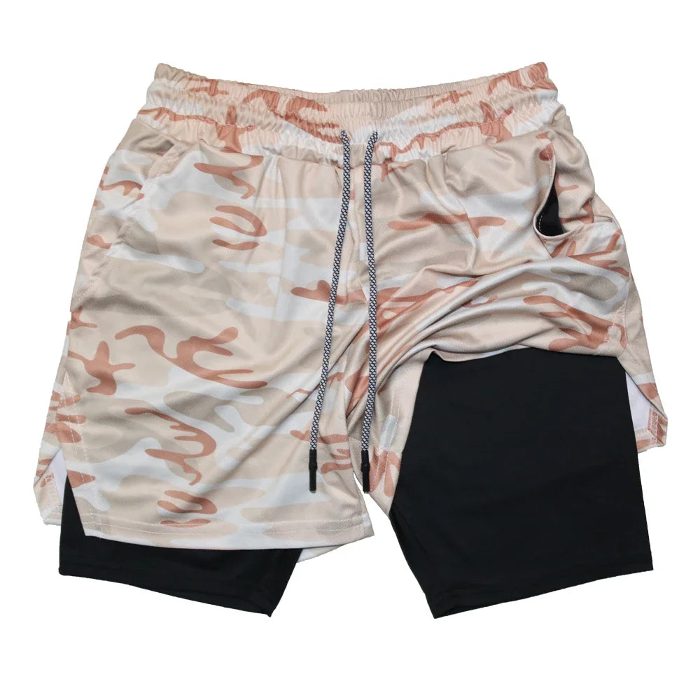 2-in-1 Men's Quick-Dry Training Shorts - 4 - fs | ONEFY.SHOP