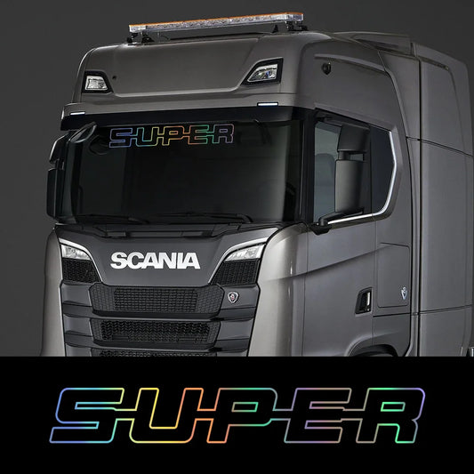 Truck "SUPER" Windshield Decal - 7 -  rs | ONEFY.SHOP