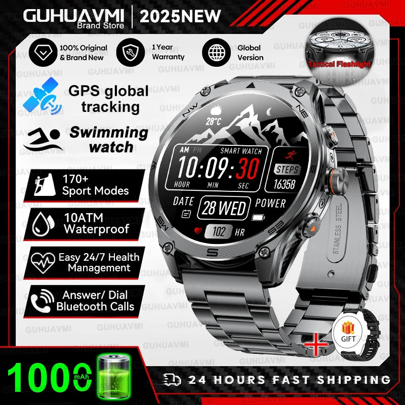 Rugged Outdoor Smartwatch - 4 - ss | ONEFY.SHOP