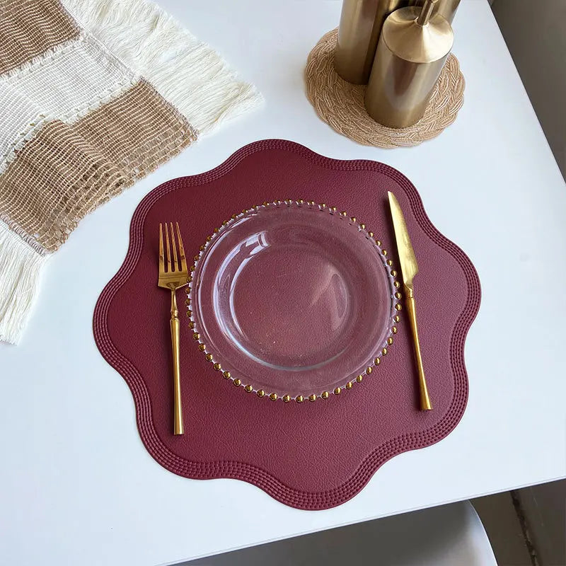 6PCS Placemats Sets Leather - 6 - km | ONEFY.SHOP