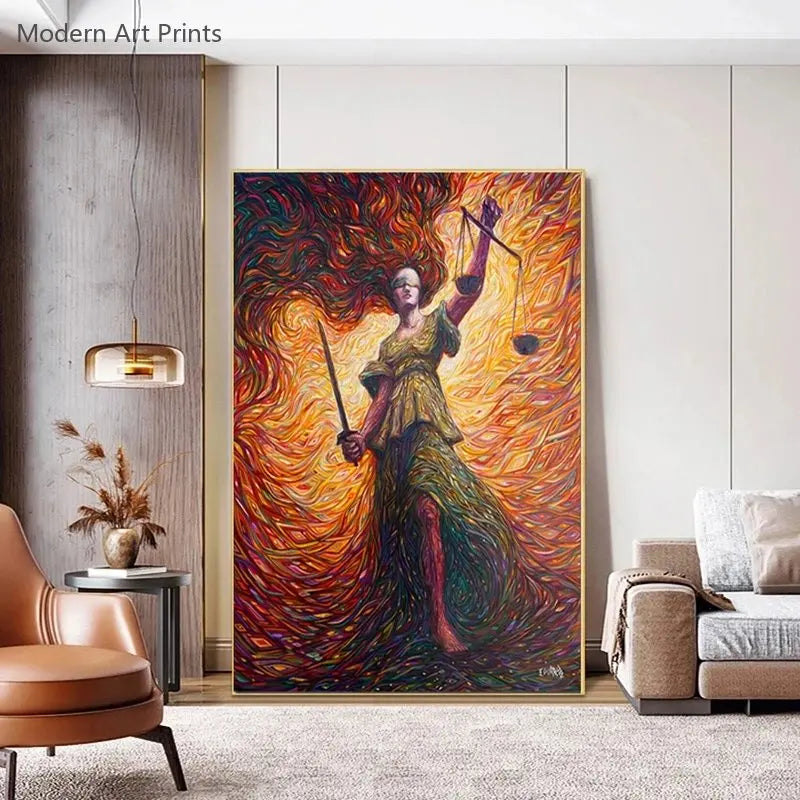 Goddess of Justice Lawyer Posters - 2 - aw  | ONEFY.SHOP