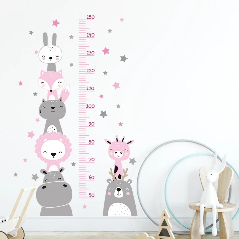 3PC Cartoon Animal Rule Wall Stickers - 9 - rs | ONEFY.SHOP