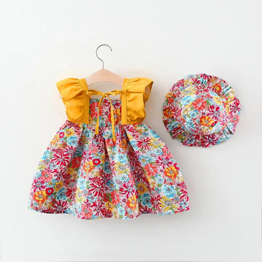 Dress Small Floral Hollow Bow - 9 - kn | ONEFY.SHOP