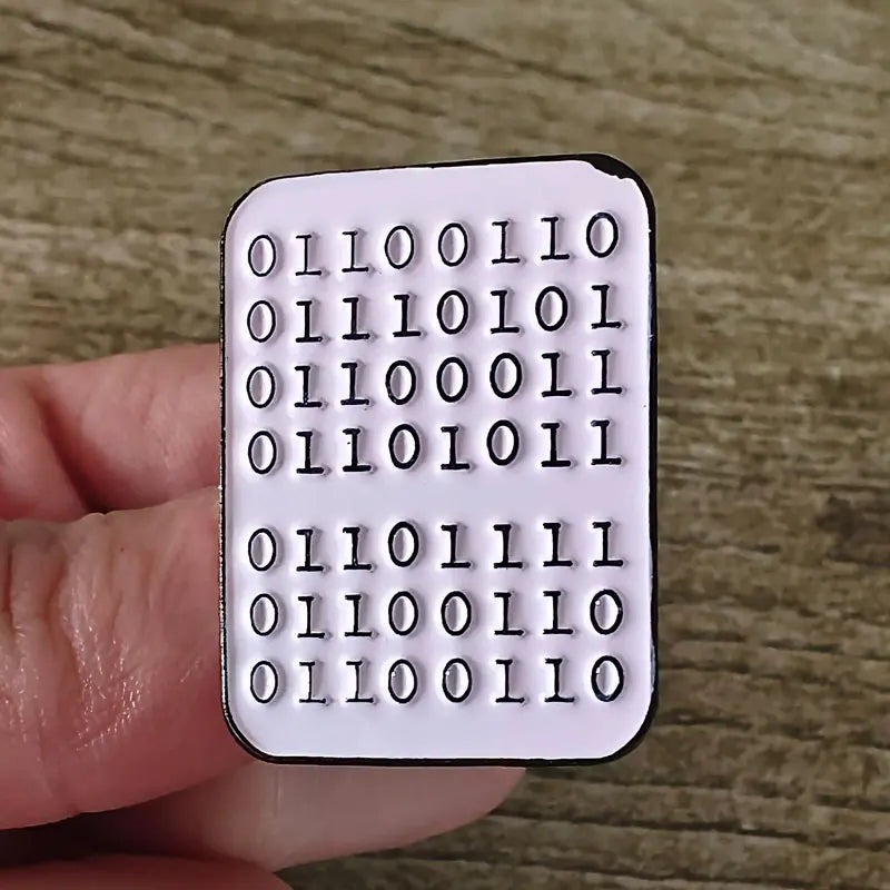 Binary Code Programmer Enamel Pin - 2 - PS | ONEFY.SHOP