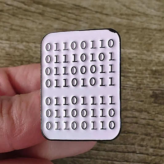 Binary Code Programmer Enamel Pin - 2 - PS | ONEFY.SHOP