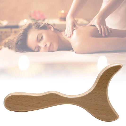 Ergonomic Wooden Gua Sha Massage Tool - 4 -  pe | ONEFY.SHOP