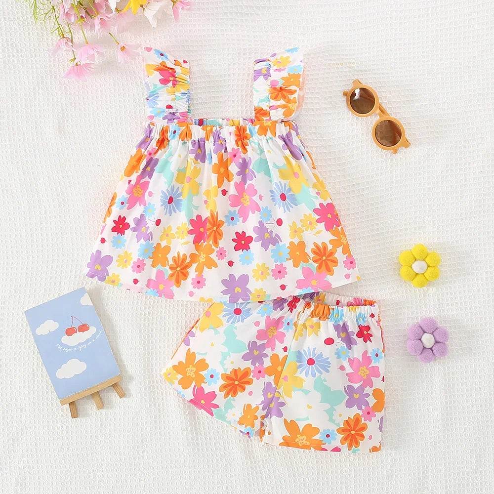 Flower Baby Girl Set - 9 - kn | ONEFY.SHOP