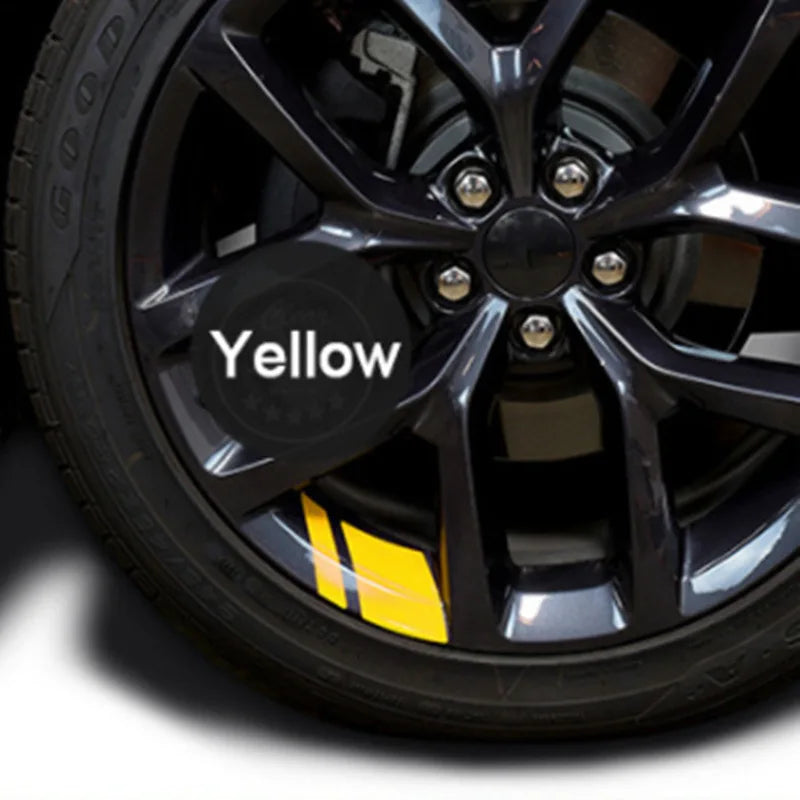 6Pcs Car Sticker Reflective Wheel - 6 - cs | ONEFY.SHOP