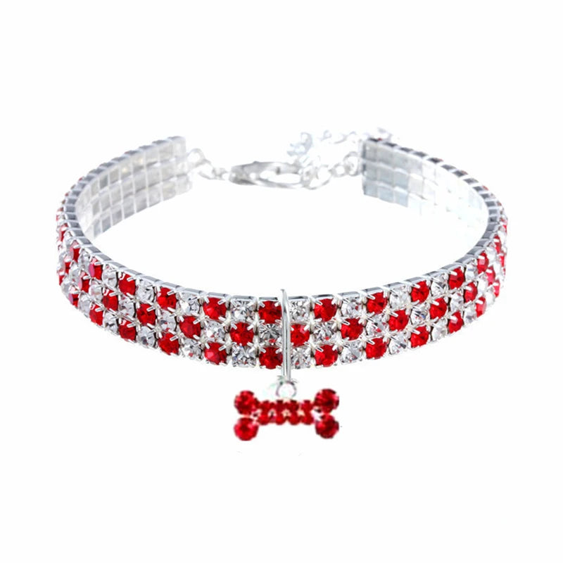 Cat Necklace Rhinestone - 5 - pn | ONEFY.SHOP