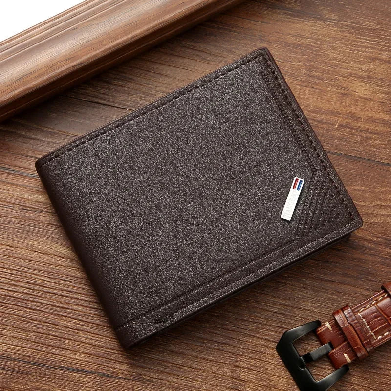 Sleek Bifold Textured Wallet - 2 - gn | ONEFY.SHOP
