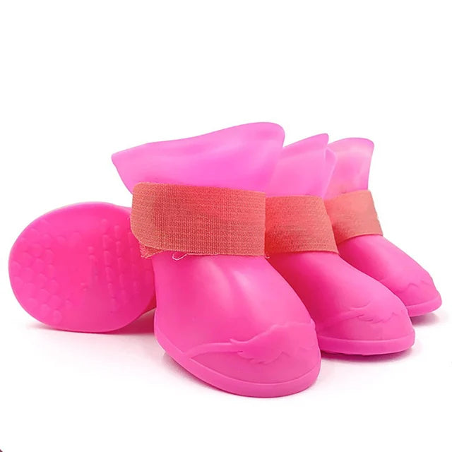 4Pcs Pet Rainshoe Anti-Slip Rubber - 8 - pn | ONEFY.SHOP