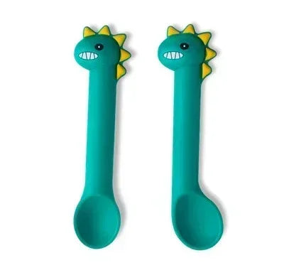 Dinosaur Bowl Plates with Spoon - 9 - bs | ONEFY.SHOP
