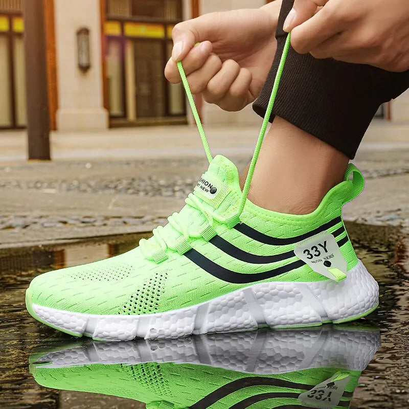 Dynamic Mesh Performance Sneaker - 2 - gn | ONEFY.SHOP