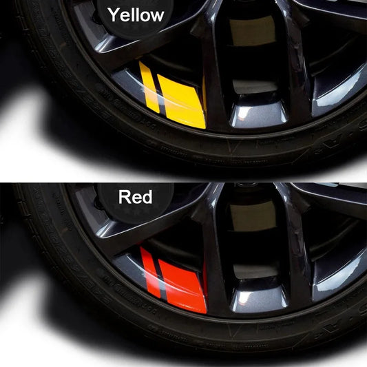 6Pcs Car Sticker Reflective Wheel - 6 - cs | ONEFY.SHOP