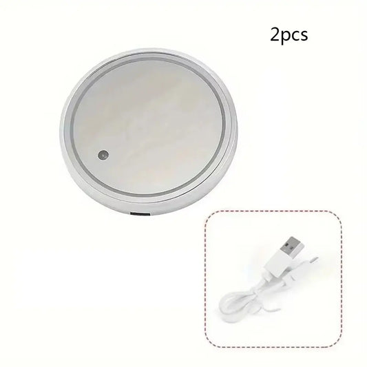 Photosensitive LED Car Cup Holder Coasters  - 3 - cs | ONEFY.SHOP