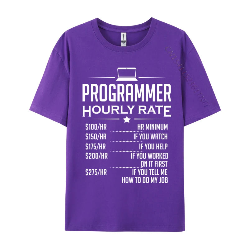 Programmer Hourly Rate T-Shirt - 2 - ps  | ONEFY.SHOP
