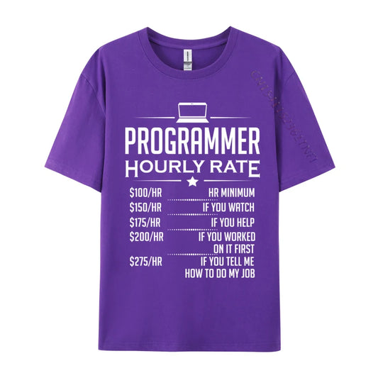Programmer Hourly Rate T-Shirt - 2 - ps  | ONEFY.SHOP