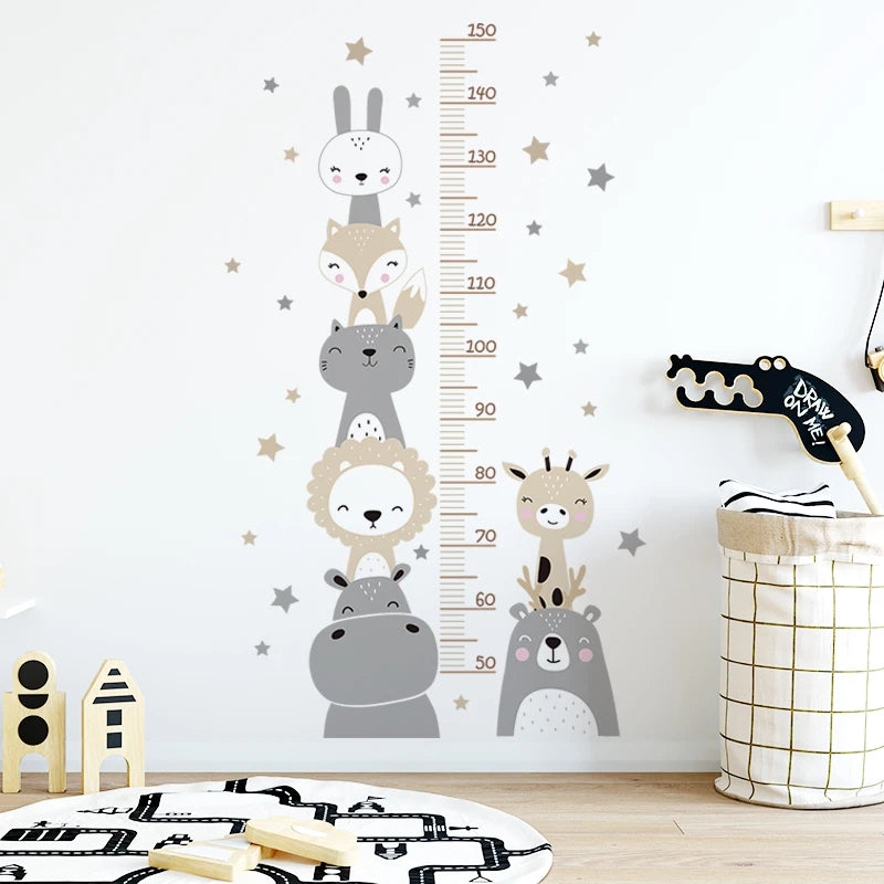 3PC Cartoon Animal Rule Wall Stickers - 9 - rs | ONEFY.SHOP