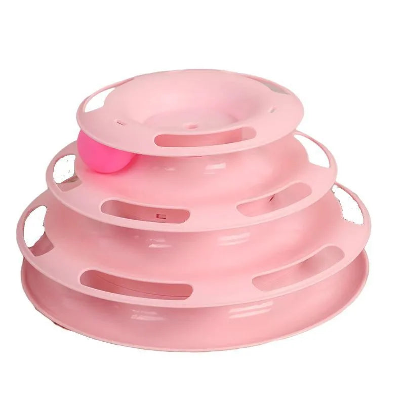Pet Cat Toy Three-Layer Ball Tower - 5 - ps | ONEFY.SHOP