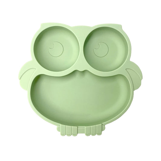 Baby Owl Dining Plate - 9 - bs | ONEFY.SHOP