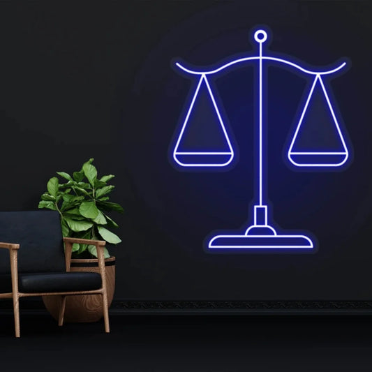 Scales of Justice Neon Lights - 2 - aw | ONEFY.SHOP