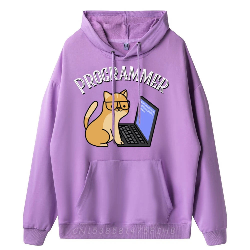 Programmer Cat Coding Enthusiast Hoodie - 2 - ps | ONEFY.SHOP