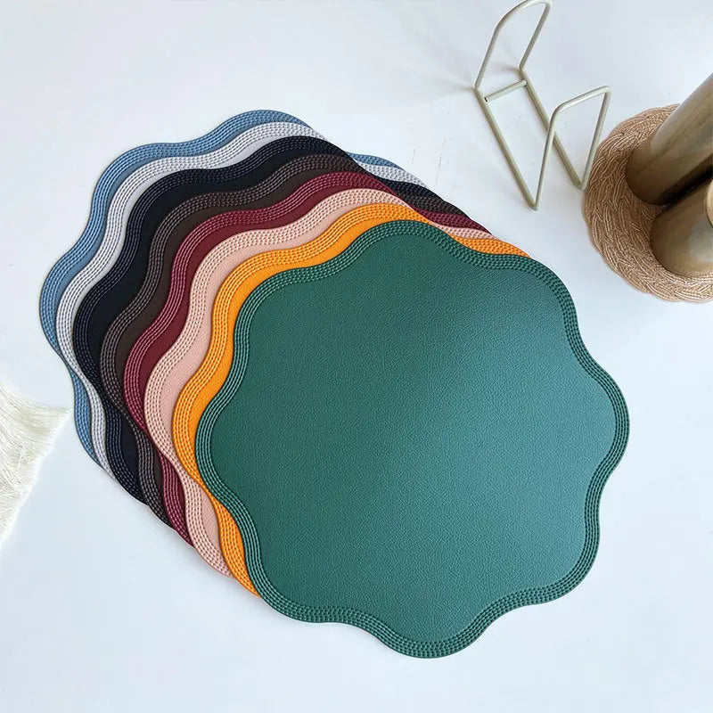6PCS Placemats Sets Leather - 6 - km | ONEFY.SHOP
