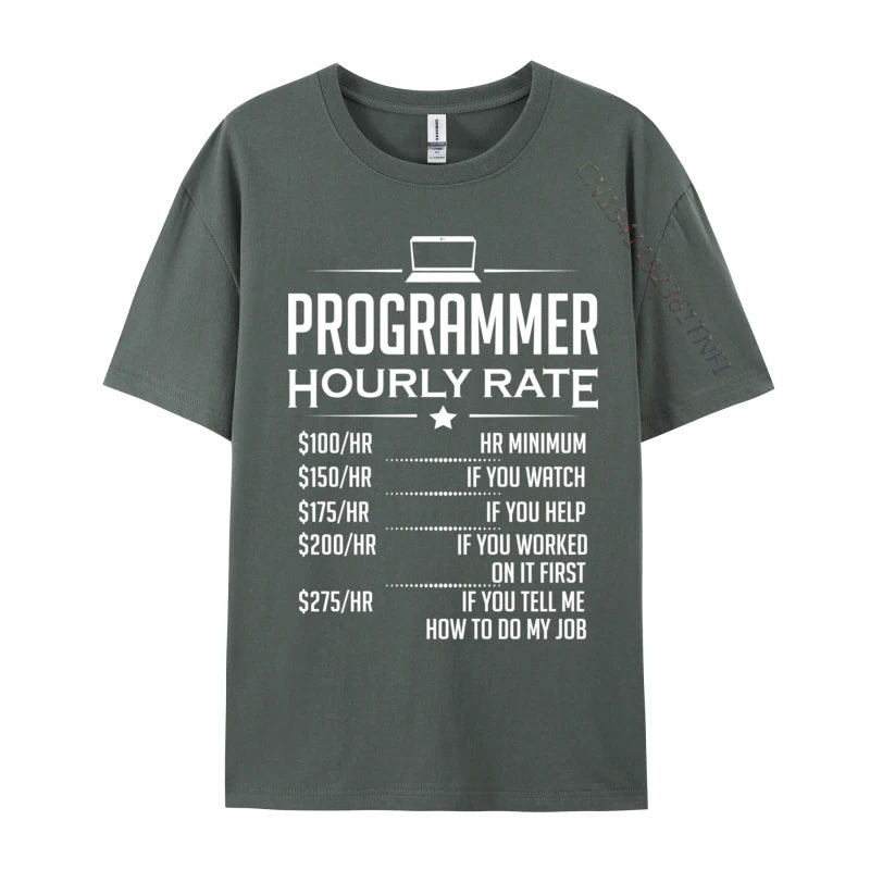 Programmer Hourly Rate T-Shirt - 2 - ps  | ONEFY.SHOP