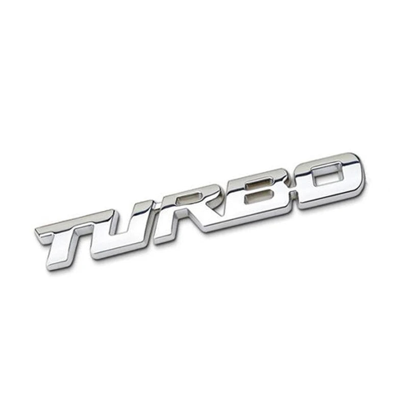 Car Adhesive TURBO Emblem Badge - 3 - cs | ONEFY.SHOP